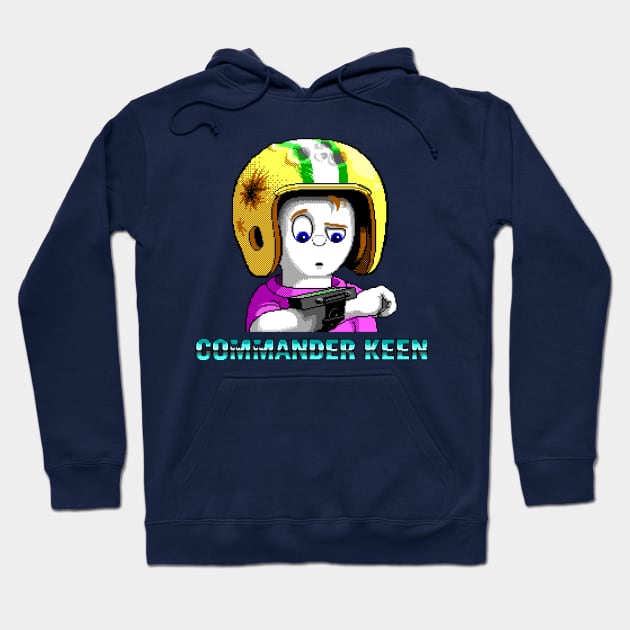 Commander Keen Hoodie by Retro8Bit Fashion Store